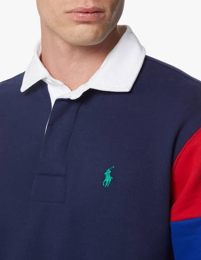 rinascente Polo Ralph Lauren Color block rugby long sleeve polo shirt