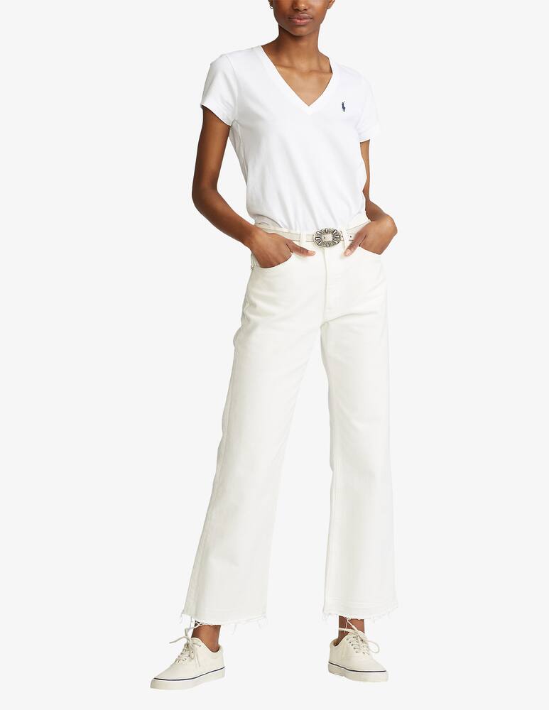 rinascente Polo Ralph Lauren T-shirt manica corta scollo a V - Bianco