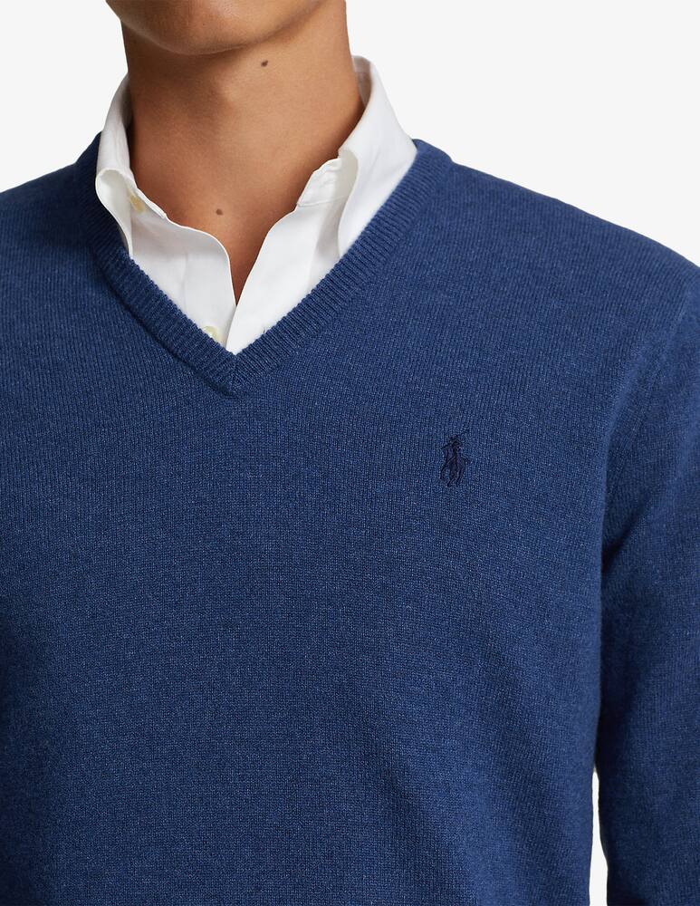 rinascente Polo Ralph Lauren V neck loryelle pony jumper