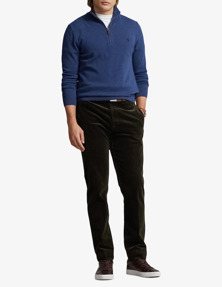 rinascente Polo Ralph Lauren Maglia con zip loryelle pony in lana