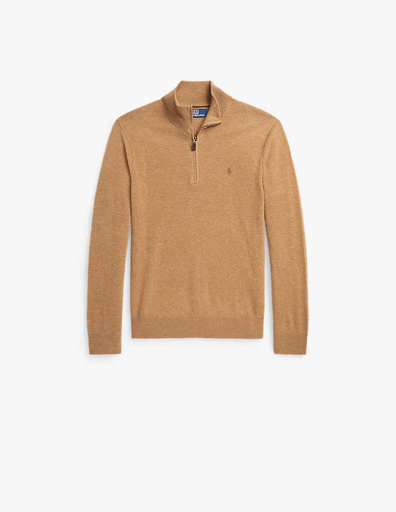 Polo Ralph Lauren Maglia mezza zip in lana loryelle pony - immagine 1 Polo Ralph Lauren Maglia mezza zip in lana loryelle pony - immagine 1