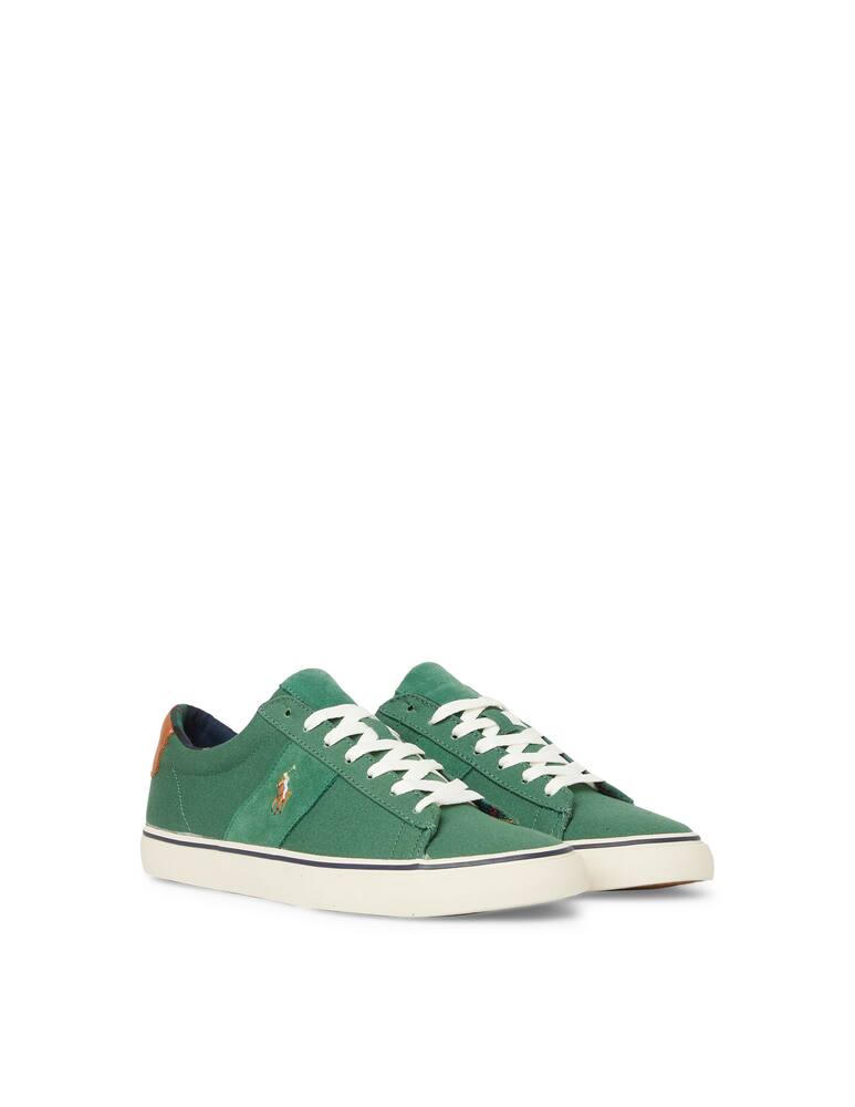 rinascente Polo Ralph Lauren Sneaker sayer tartan in tessuto riciclato