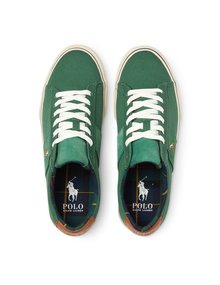 rinascente Polo Ralph Lauren Sneaker sayer tartan in tessuto riciclato