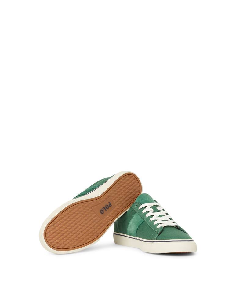 rinascente Polo Ralph Lauren Sneaker sayer tartan in tessuto riciclato