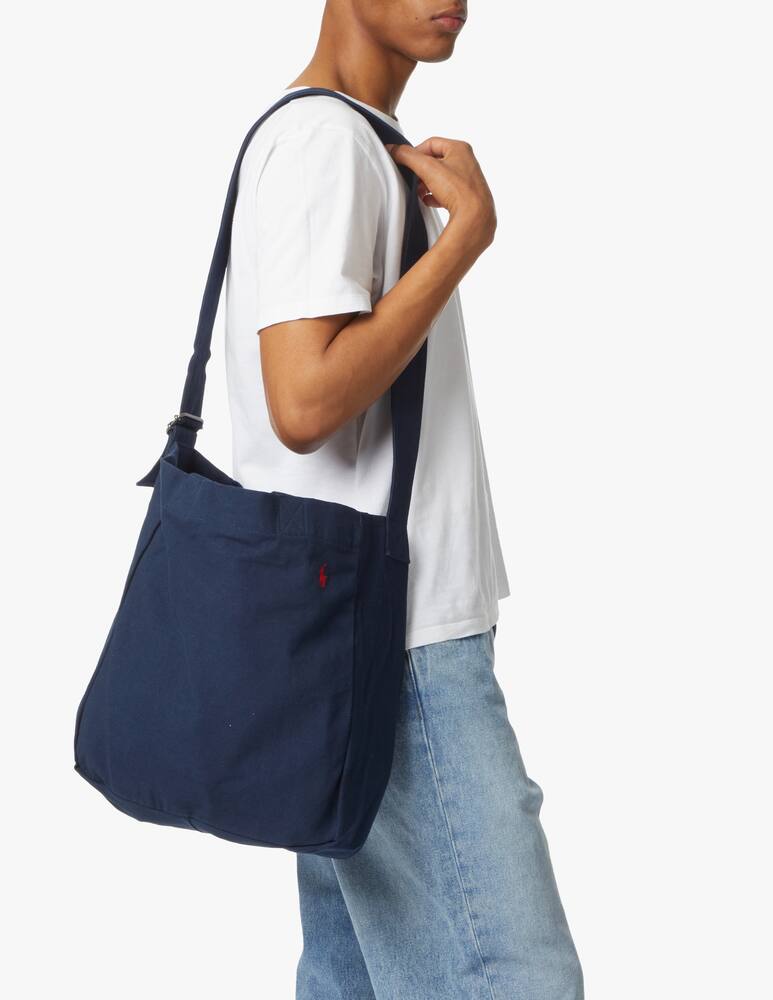 rinascente Polo Ralph Lauren Borsa tote in canvas pony - blu