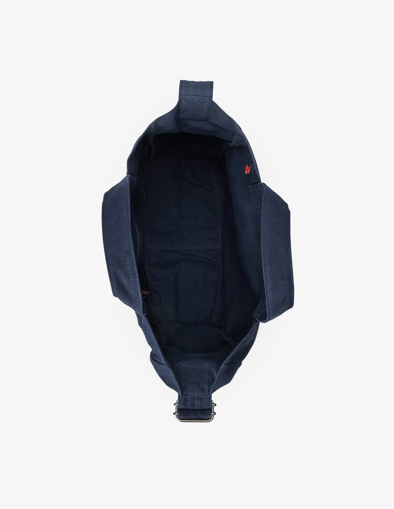 rinascente Polo Ralph Lauren Borsa tote in canvas pony - blu