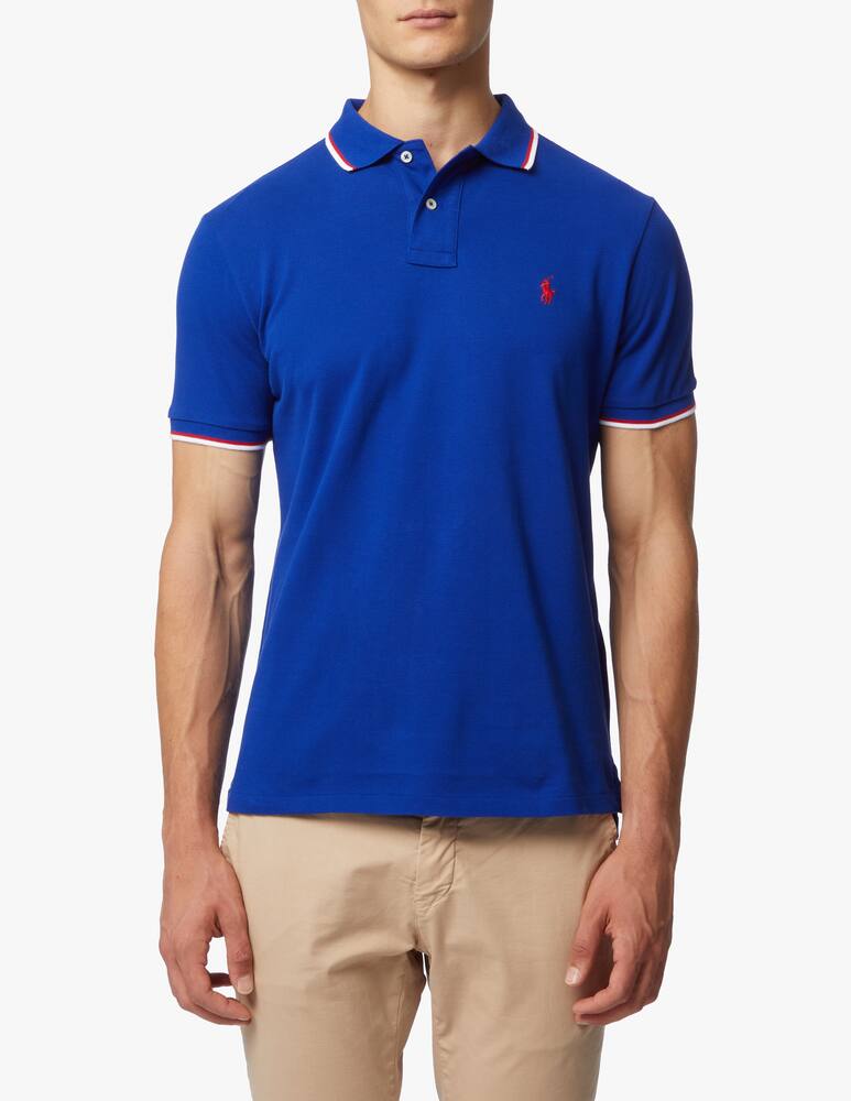 rinascente Polo Ralph Lauren Polo manica corta mesh con profilo