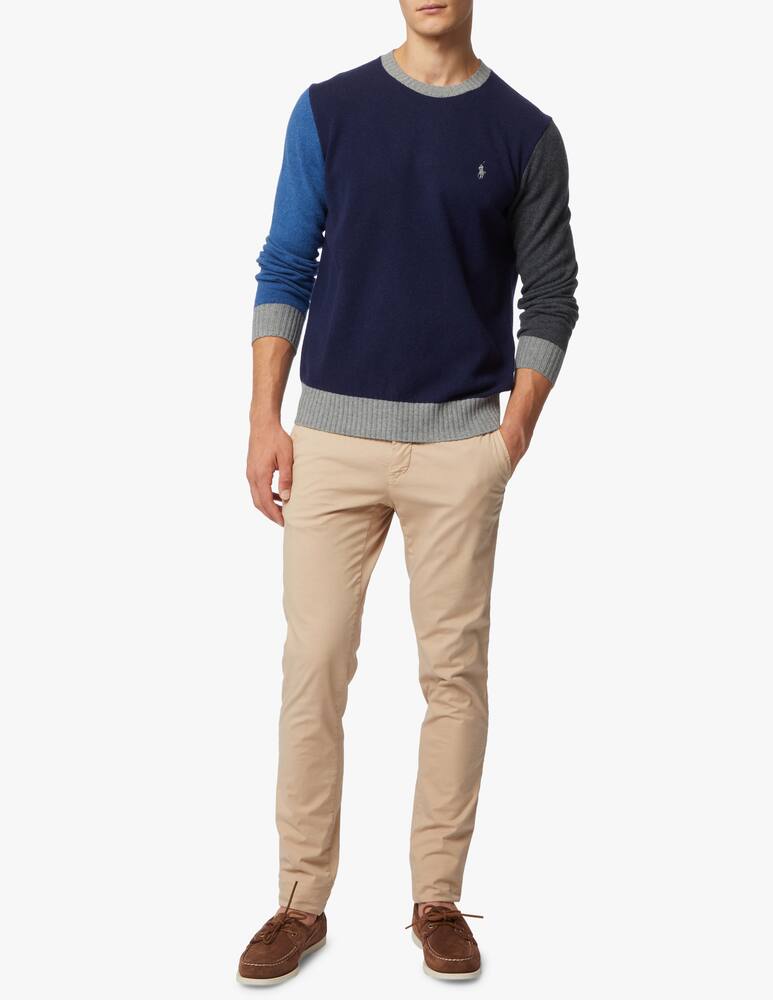 rinascente Polo Ralph Lauren Color block wool cashmere sweater