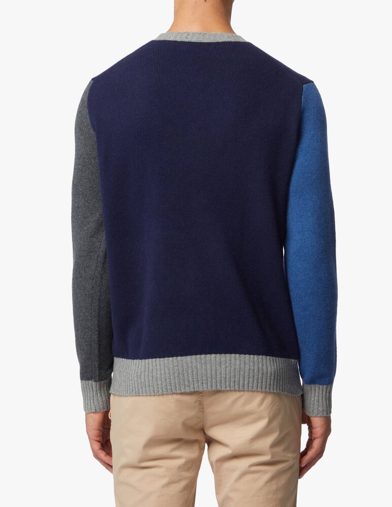 rinascente Polo Ralph Lauren Color block wool cashmere sweater