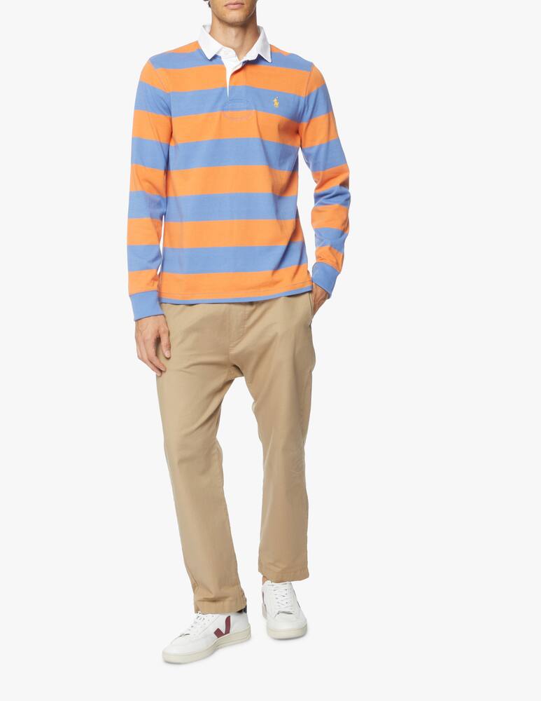 rinascente Polo Ralph Lauren Striped rugby long sleeve polo shirt