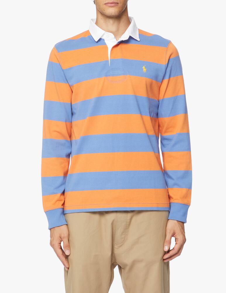 rinascente Polo Ralph Lauren Striped rugby long sleeve polo shirt