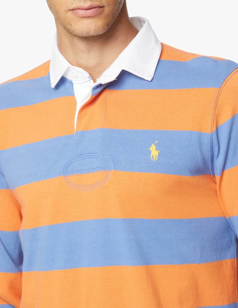 rinascente Polo Ralph Lauren Striped rugby long sleeve polo shirt