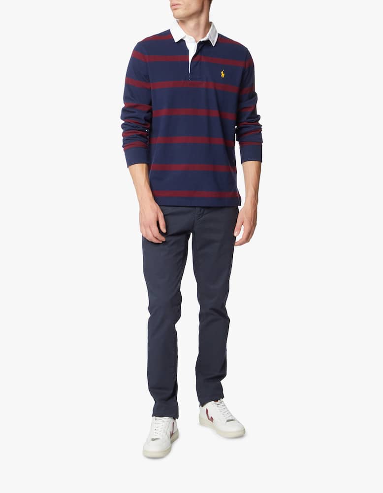 rinascente Polo Ralph Lauren Striped rugby long sleeve polo shirt