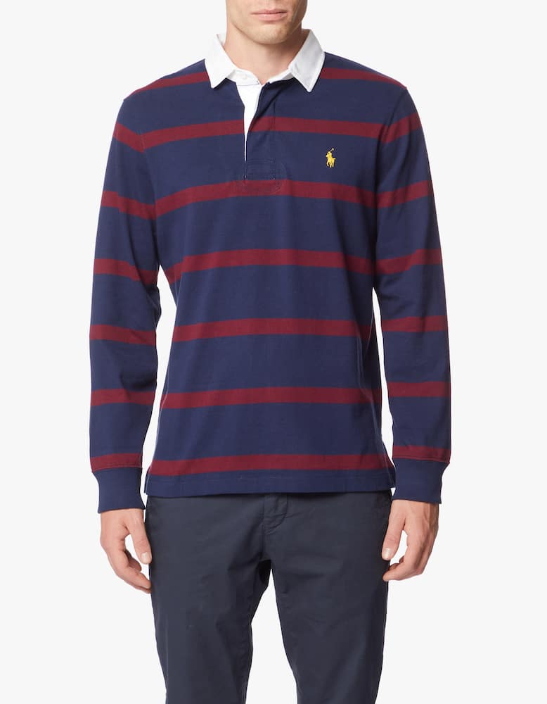 rinascente Polo Ralph Lauren Striped rugby long sleeve polo shirt