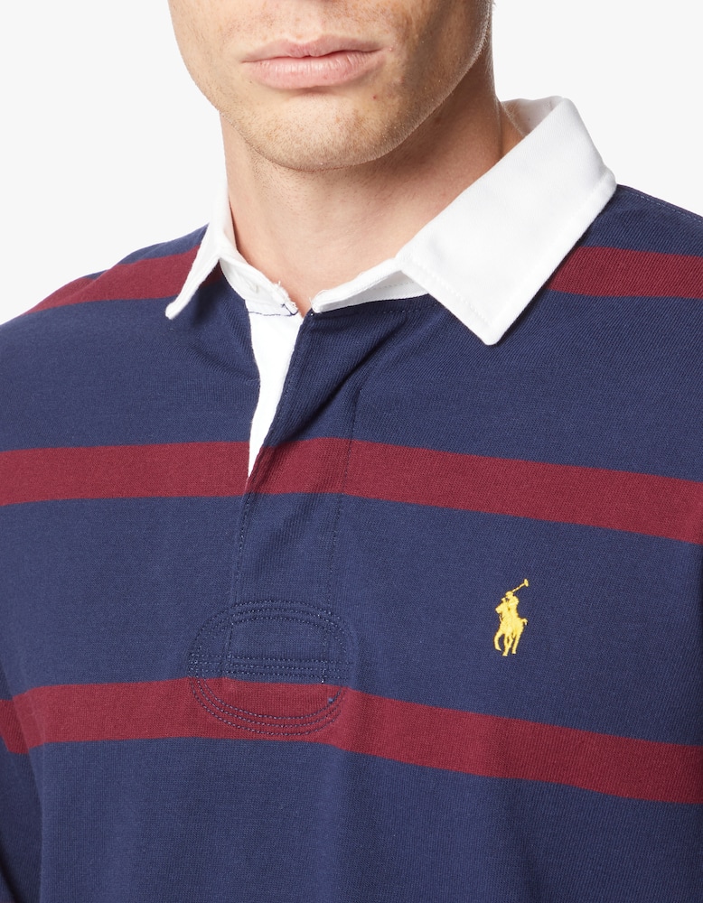 rinascente Polo Ralph Lauren Striped rugby long sleeve polo shirt