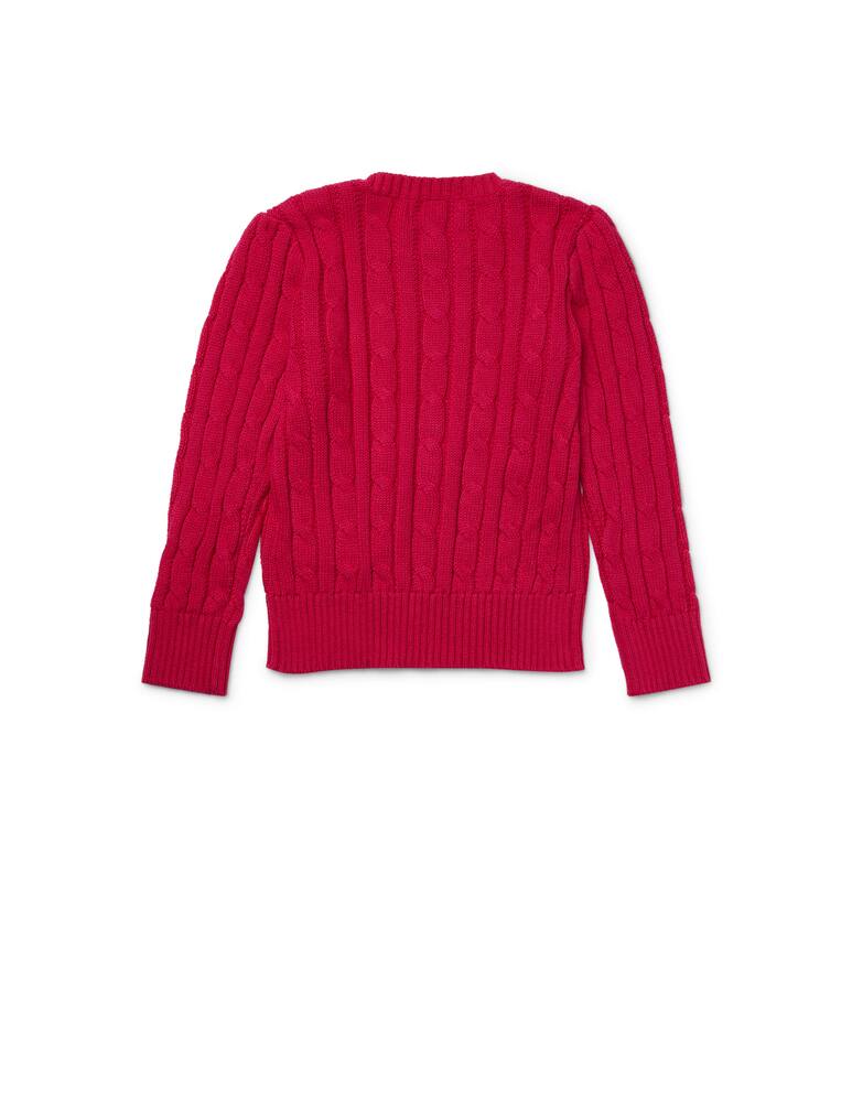 rinascente Polo Ralph Lauren Maglia in cotone a trecce - Rosa