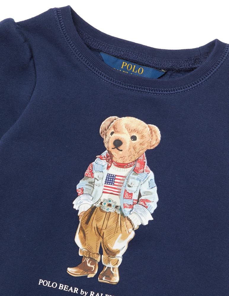 rinascente Polo Ralph Lauren Bear roundneck sweatshirt