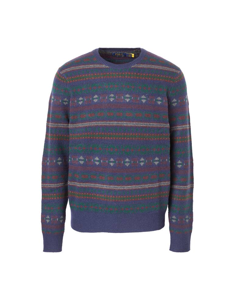 Polo Ralph Lauren Maglione girocollo fairisle in lana e cashmere - immagine 1 Polo Ralph Lauren Maglione girocollo fairisle in lana e cashmere - immagine 1