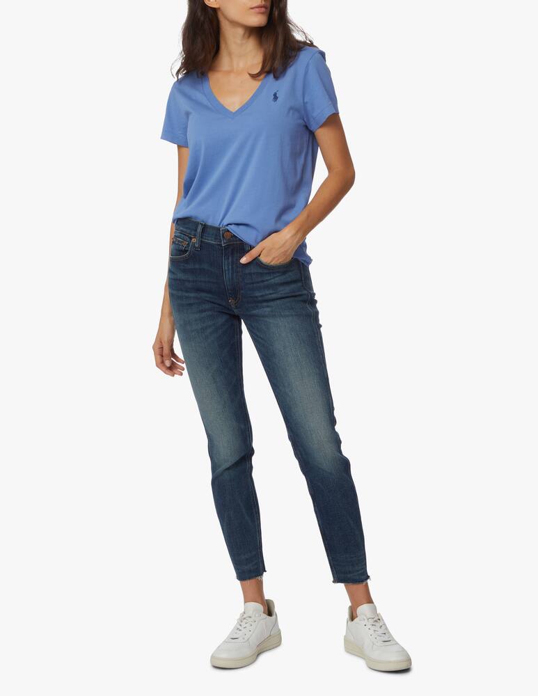 Polo Ralph Lauren T-shirt in cotone con collo a V - immagine 2 Polo Ralph Lauren T-shirt in cotone con collo a V - immagine 2