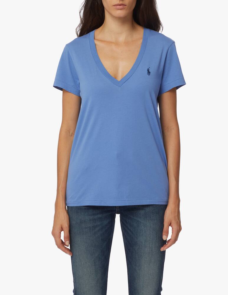 Polo Ralph Lauren T-shirt in cotone con collo a V - immagine 4 Polo Ralph Lauren T-shirt in cotone con collo a V - immagine 4