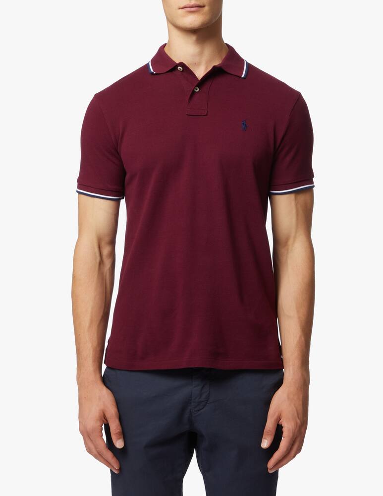 rinascente Polo Ralph Lauren Mesh profile short sleeve polo shirt