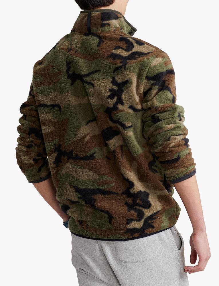 rinascente Polo Ralph Lauren Camo botton fleece sweatshirt
