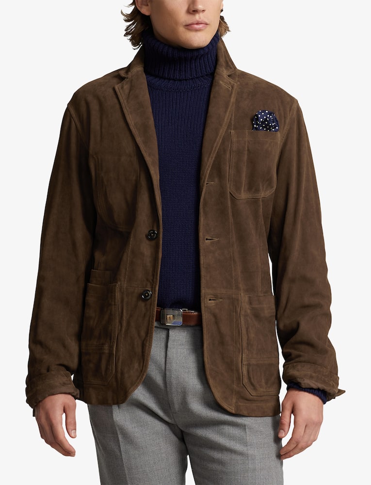 rinascente Polo Ralph Lauren Giacca blazer in suede 