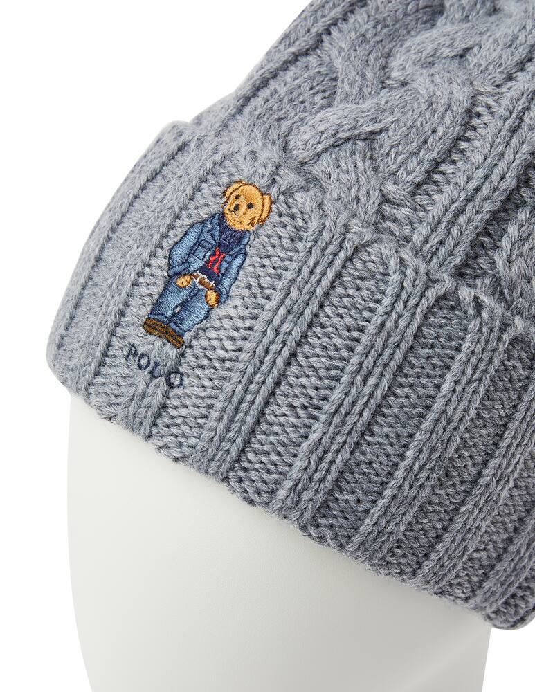 rinascente Polo Ralph Lauren Recycled bear beanie