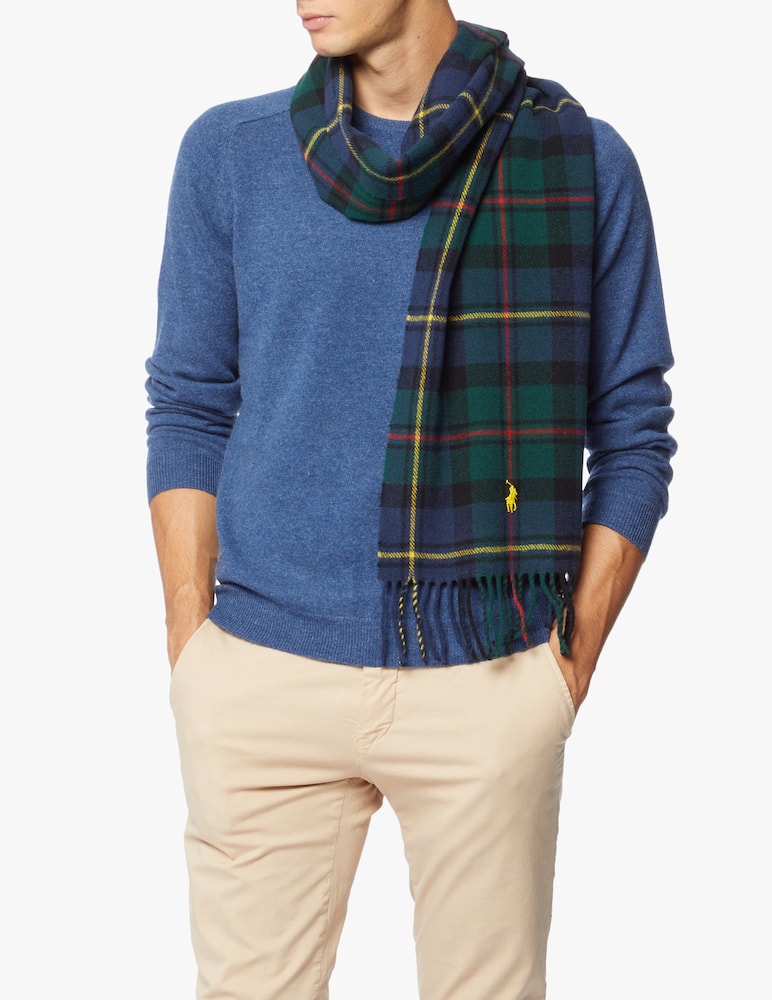 rinascente Polo Ralph Lauren Recycled tartan scarf