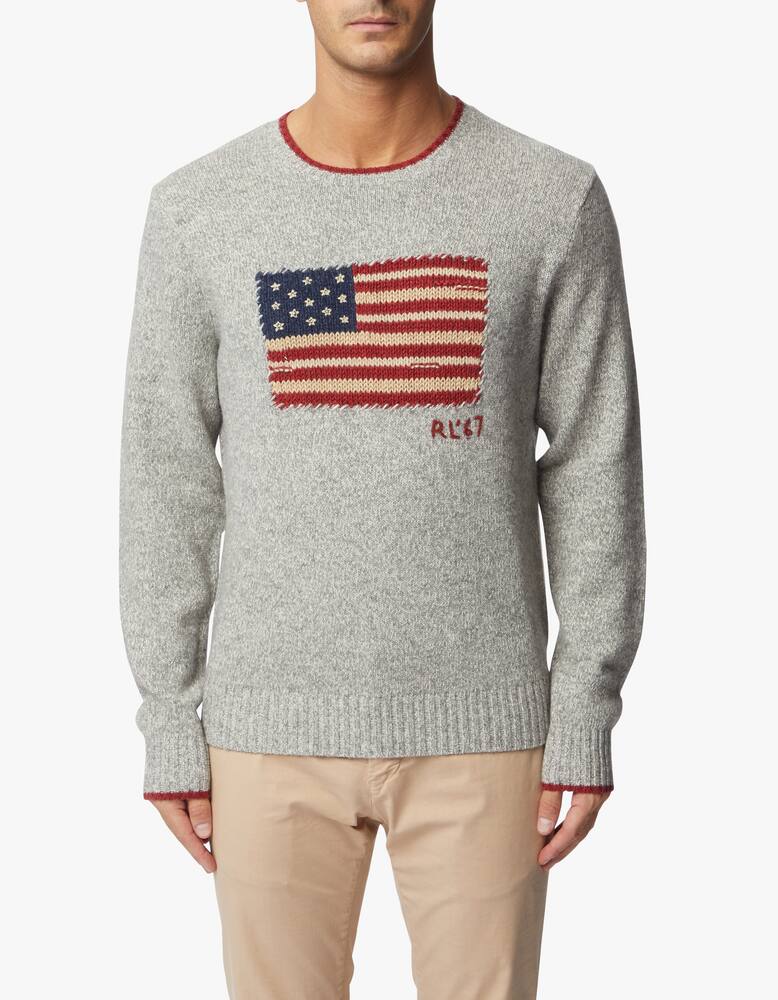 rinascente Polo Ralph Lauren Wool flag long sleeve sweater