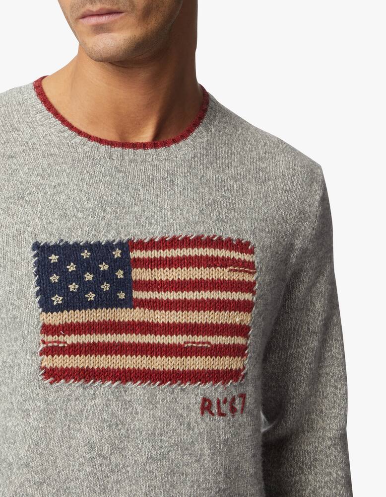 rinascente Polo Ralph Lauren Wool flag long sleeve sweater