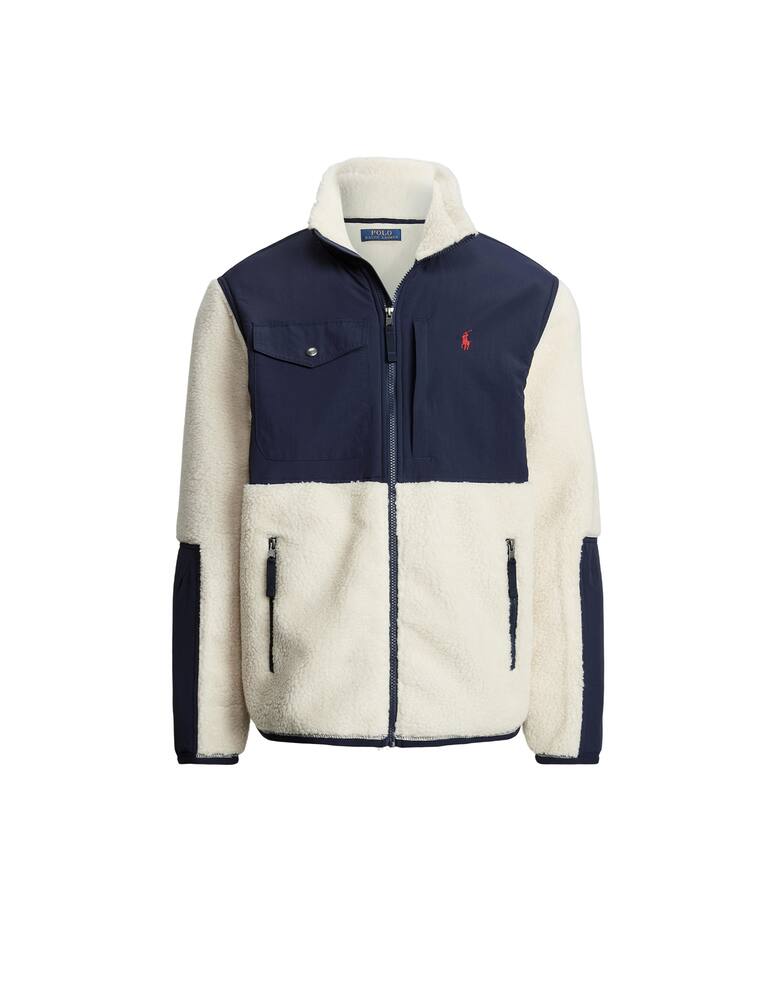 rinascente Polo Ralph Lauren Felpa in pile bicolor