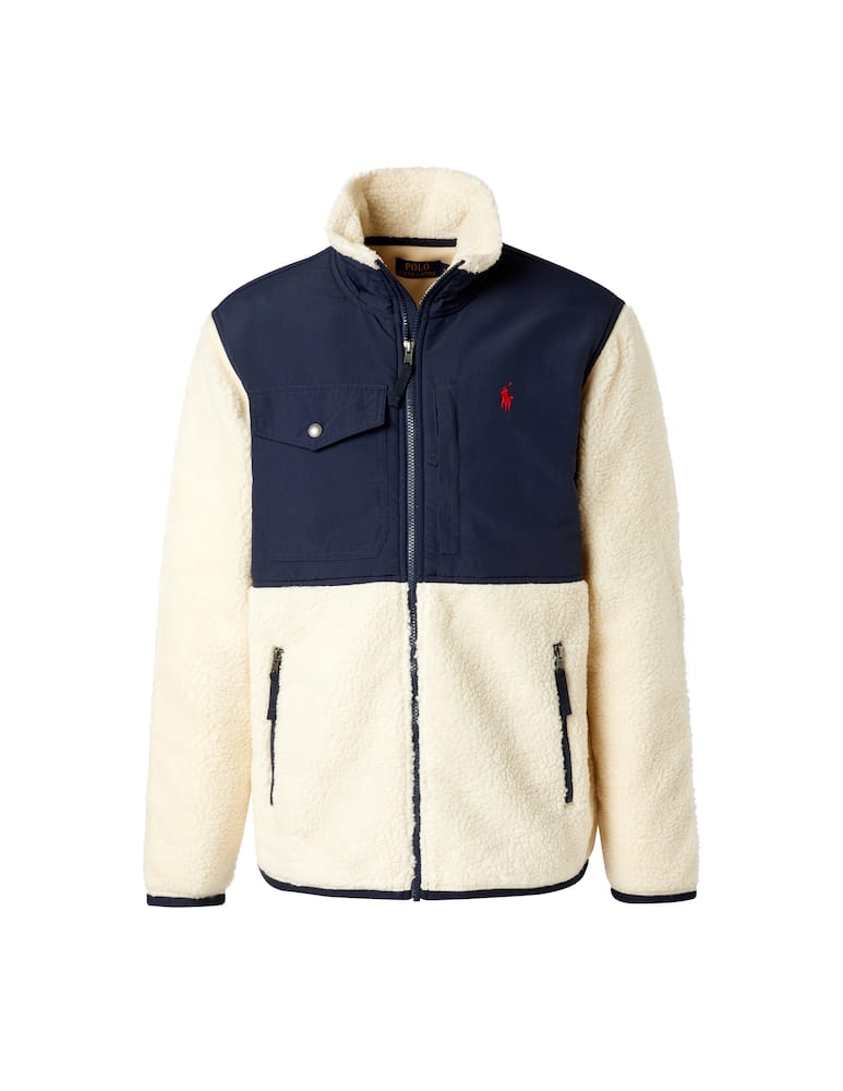 rinascente Polo Ralph Lauren Felpa in pile bicolor