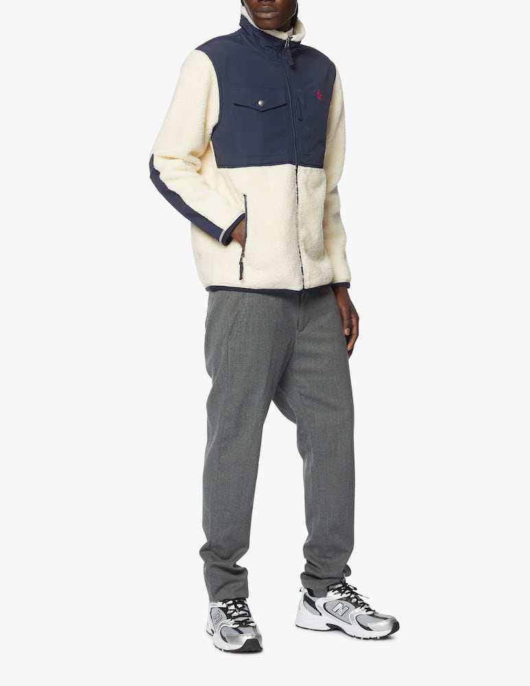 rinascente Polo Ralph Lauren Felpa in pile bicolor