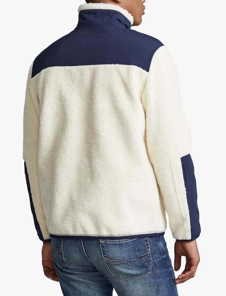 rinascente Polo Ralph Lauren Felpa in pile bicolor