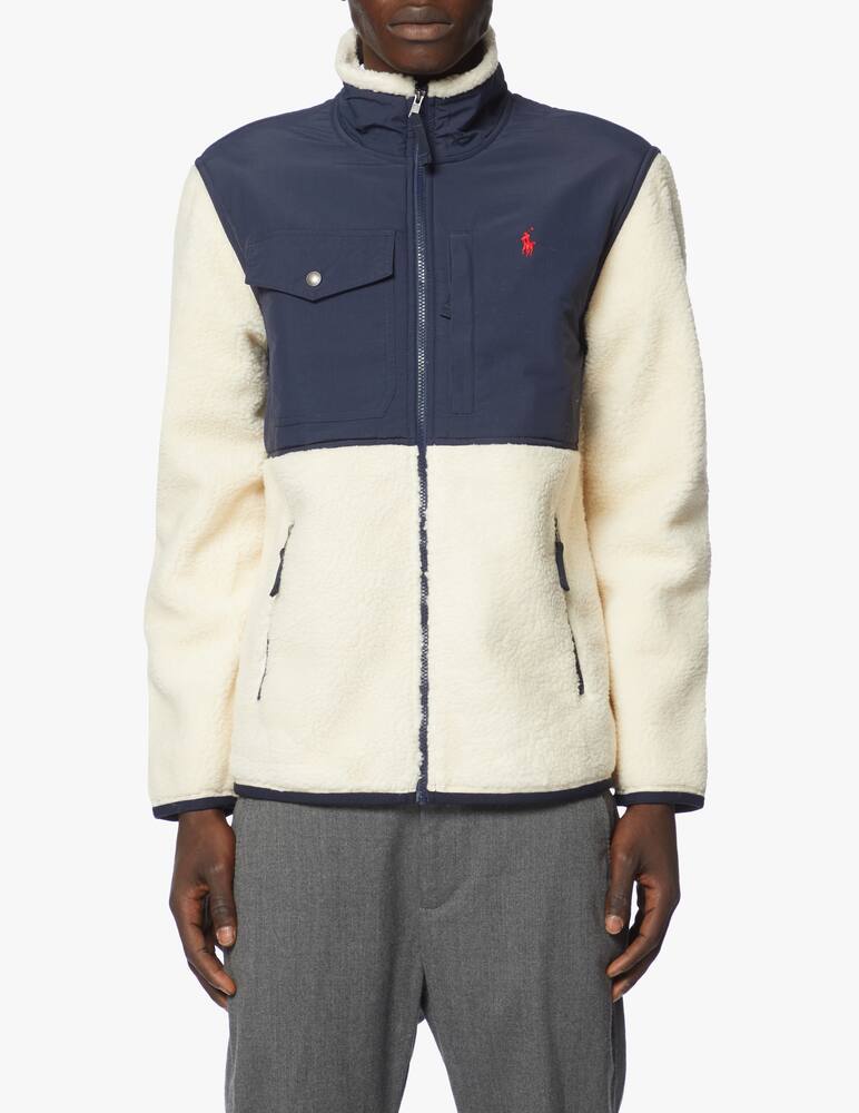 rinascente Polo Ralph Lauren Felpa in pile bicolor