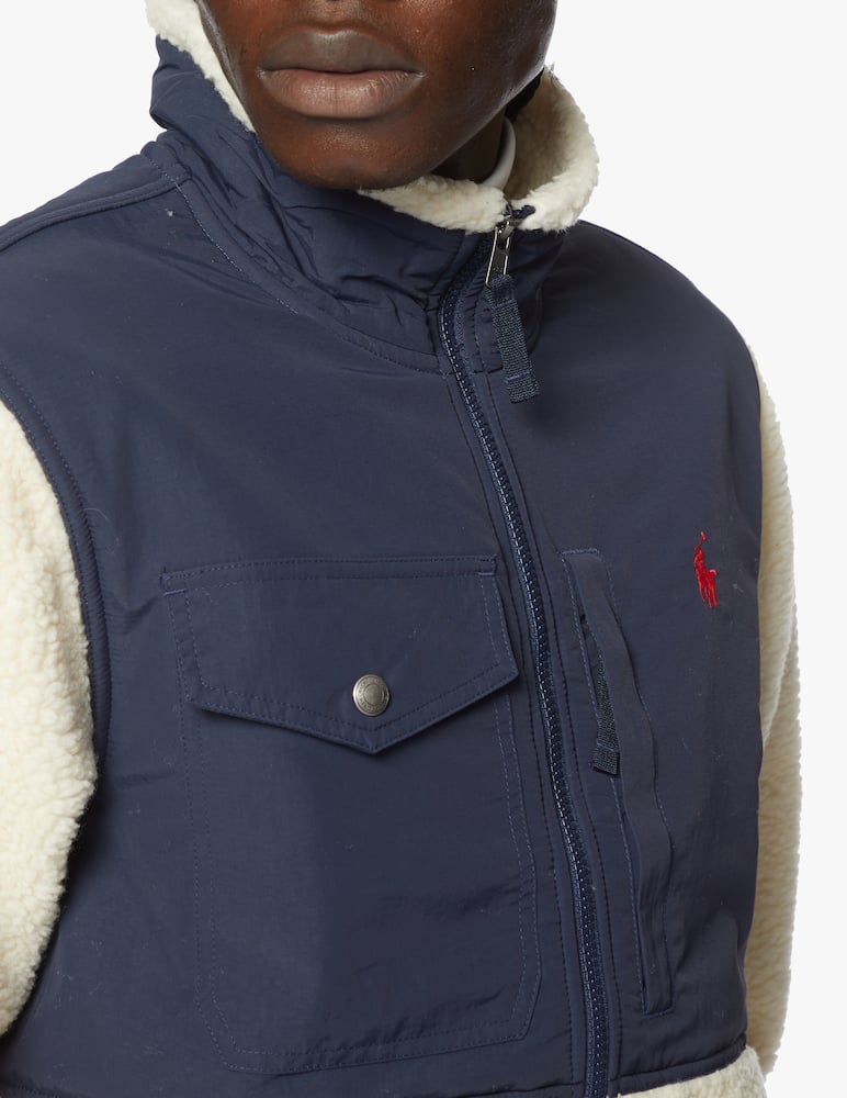 rinascente Polo Ralph Lauren Felpa in pile bicolor