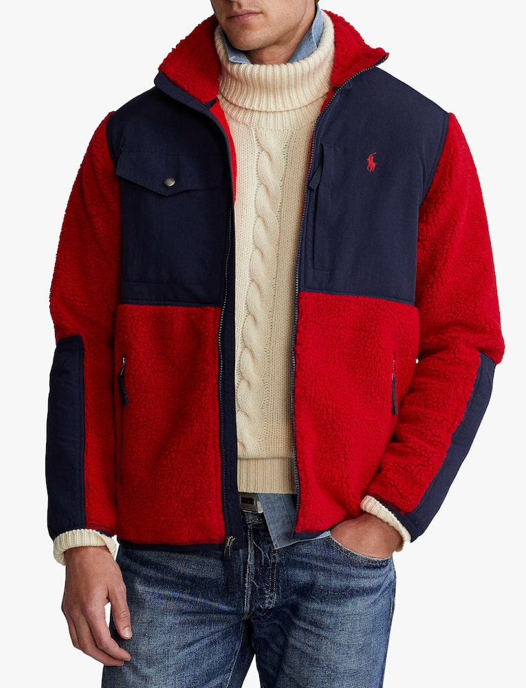 rinascente Polo Ralph Lauren Bicolor fleece sweatshirt