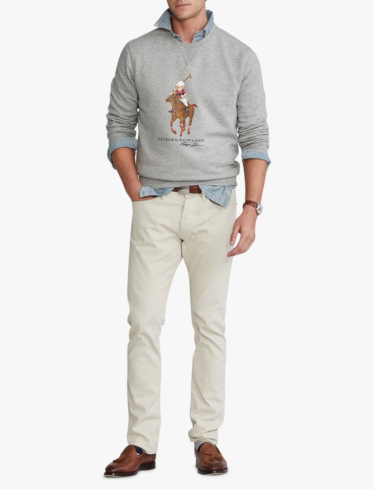 rinascente Polo Ralph Lauren Bear cortina roundneck sweatshirt