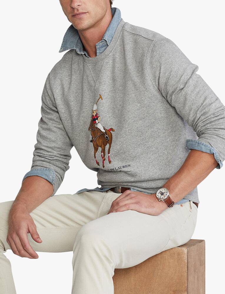 rinascente Polo Ralph Lauren Bear cortina roundneck sweatshirt