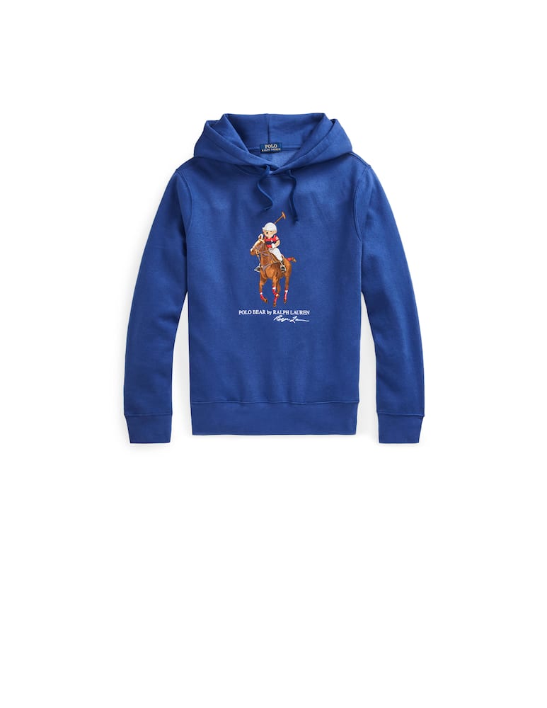 rinascente Polo Ralph Lauren Bear logo greenwich hoodie