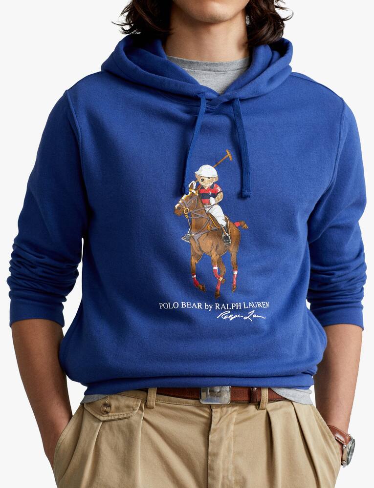 rinascente Polo Ralph Lauren Bear logo greenwich hoodie