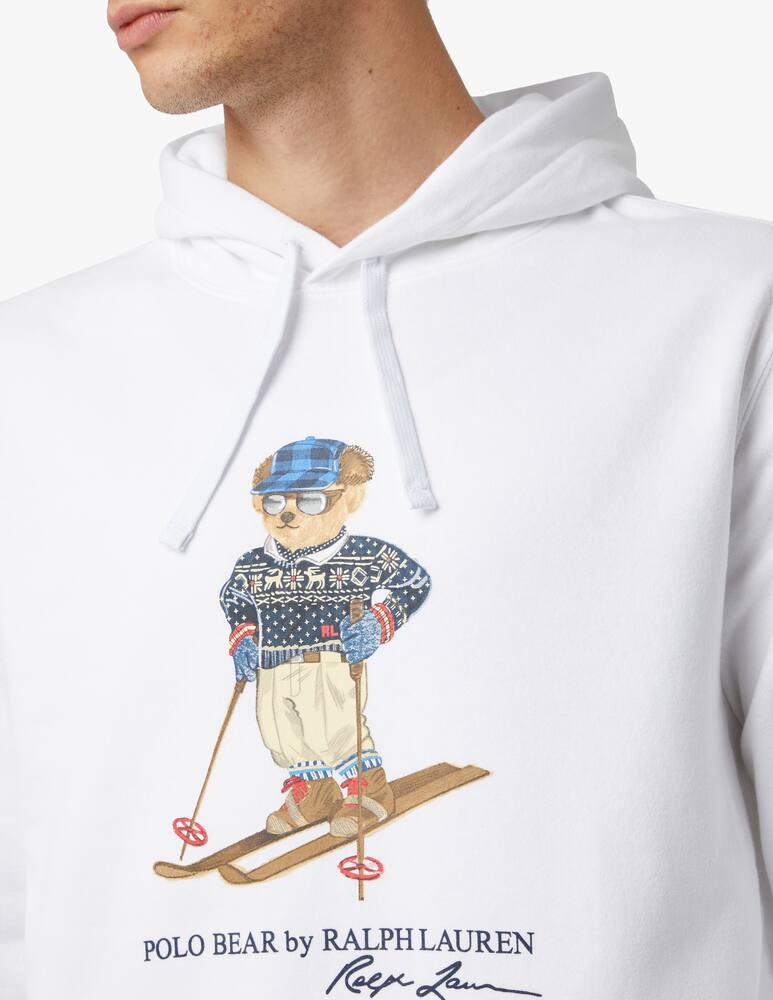 rinascente Polo Ralph Lauren Bear logo greenwich hoodie
