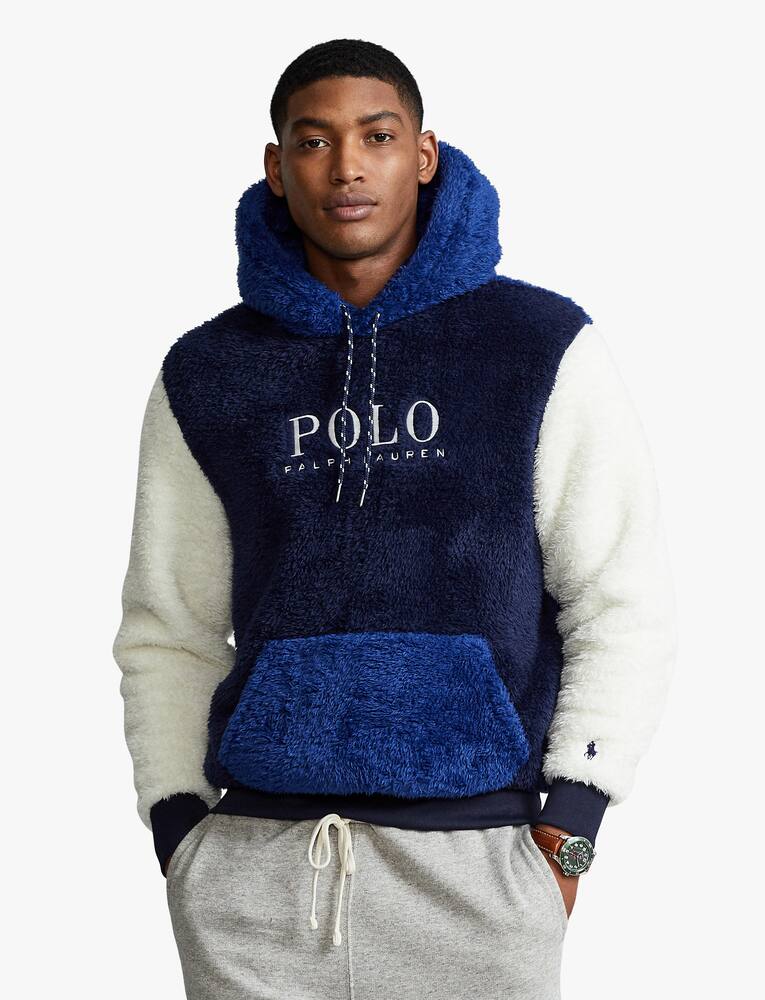 rinascente Polo Ralph Lauren Polar color block ortina hoodie