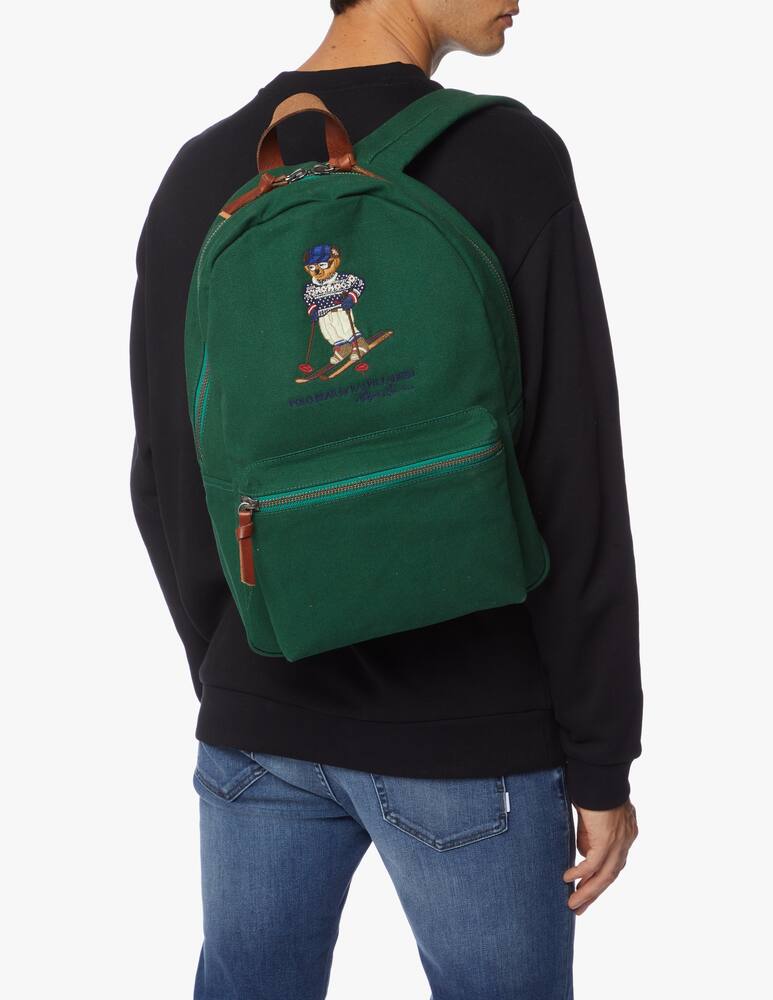 rinascente Polo Ralph Lauren Zaino bear in canvas