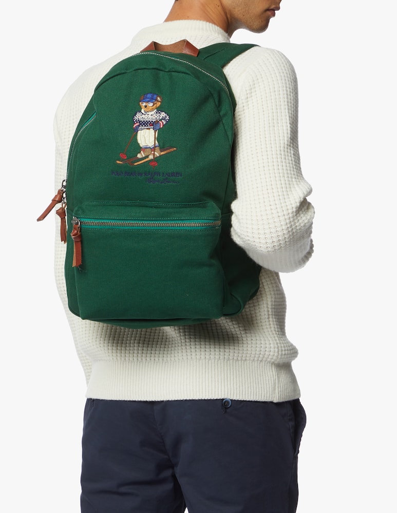 rinascente Polo Ralph Lauren Zaino bear in canvas