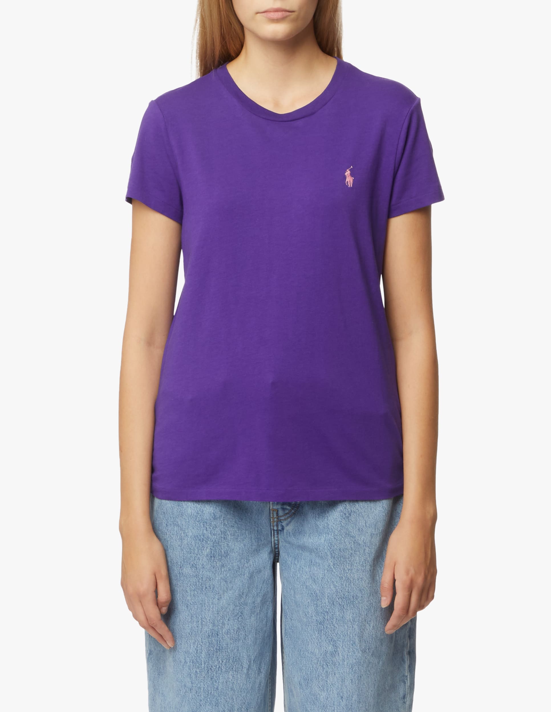 Violet Ralphs Shop Polo Ralph Lauren Cotton t-shirt - violet on Rinascente