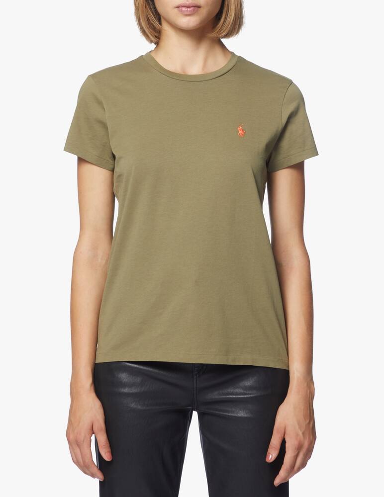 Polo Ralph Lauren Cotton t-shirt - olive - picture 1 Polo Ralph Lauren Cotton t-shirt - olive - picture 1