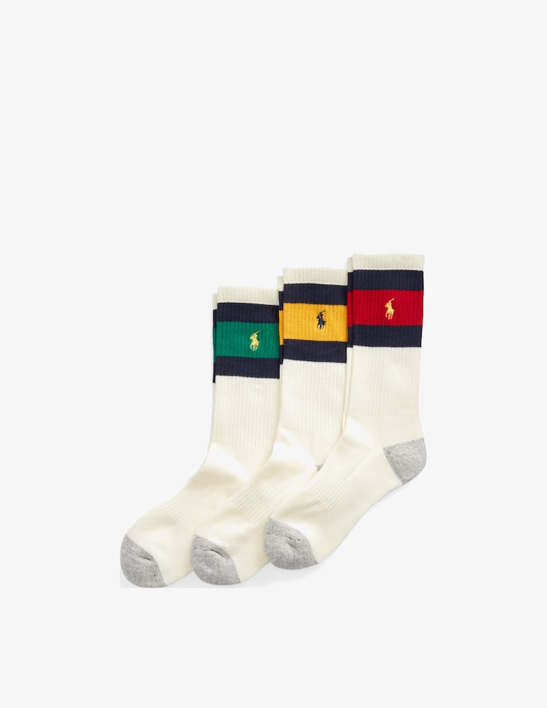Polo Ralph Lauren Polo crew socks 3-pack - picture 1 Polo Ralph Lauren Polo crew socks 3-pack - picture 1