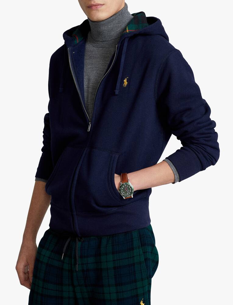 rinascente Polo Ralph Lauren Heritage check hoodie